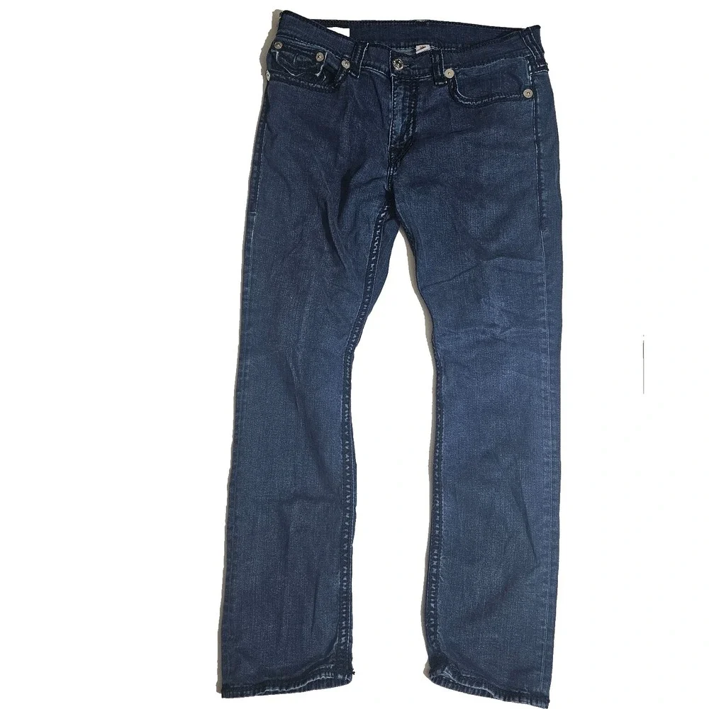 True Religion Ricky World Tour Men's Straight Leg Denim Jeans